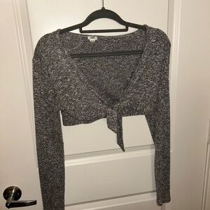 Garage Charcoal Knit Top